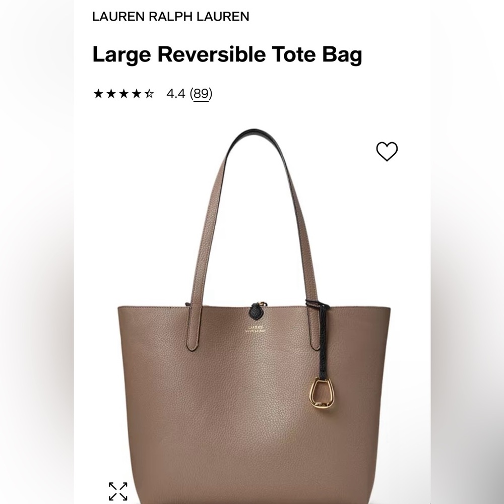 Lauren Ralph Lauren Large Reversible Tote Bag